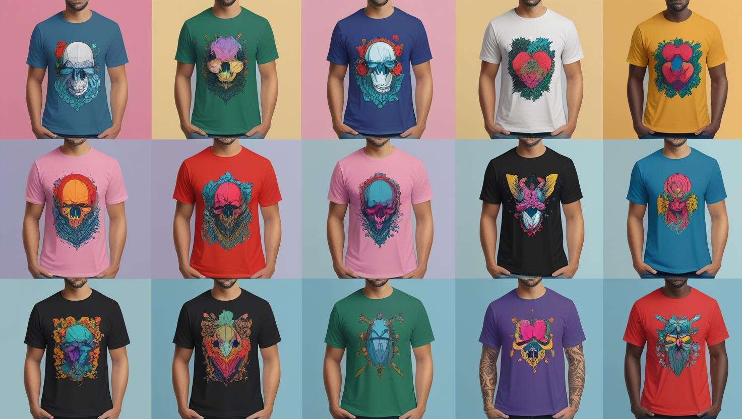 10 Ideias Criativas para Estampar Suas Camisetas